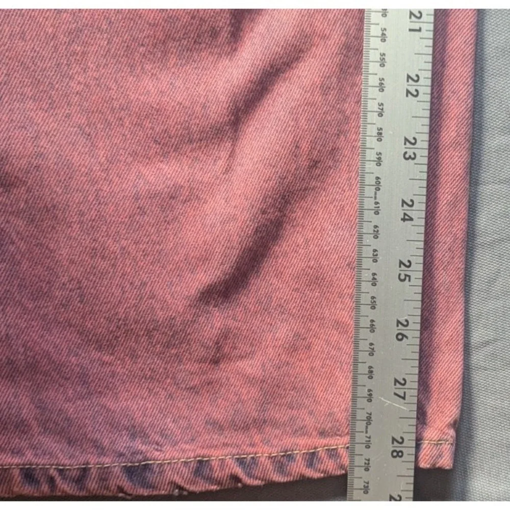 Bugle Boy Gold Crest  Vintage 90s Blue Loose Fit Jeans Red Grunge 36x30